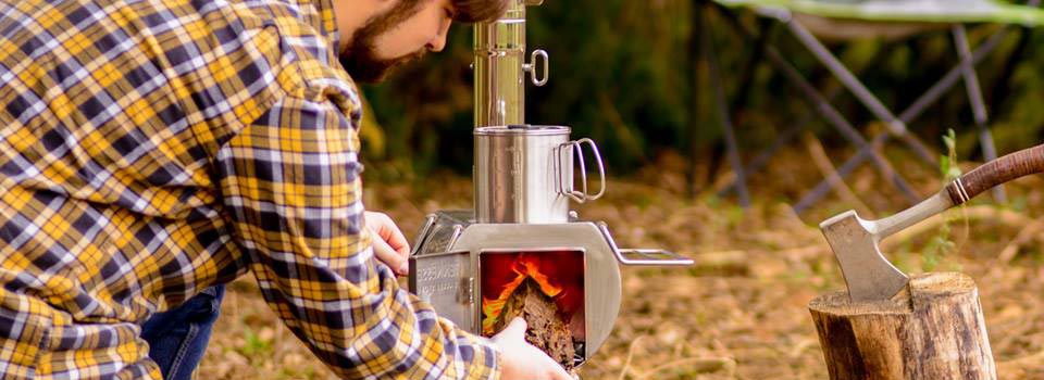 Recon 763 Camping Stove in action